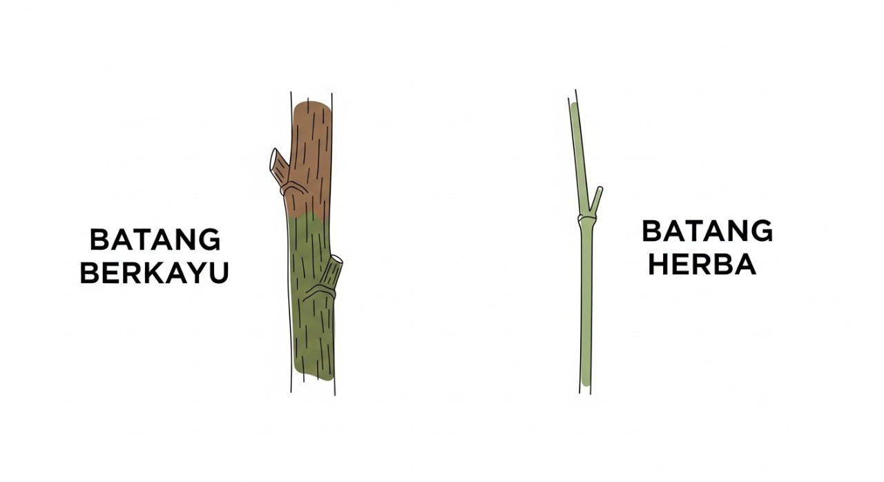 jenis batang berkayu