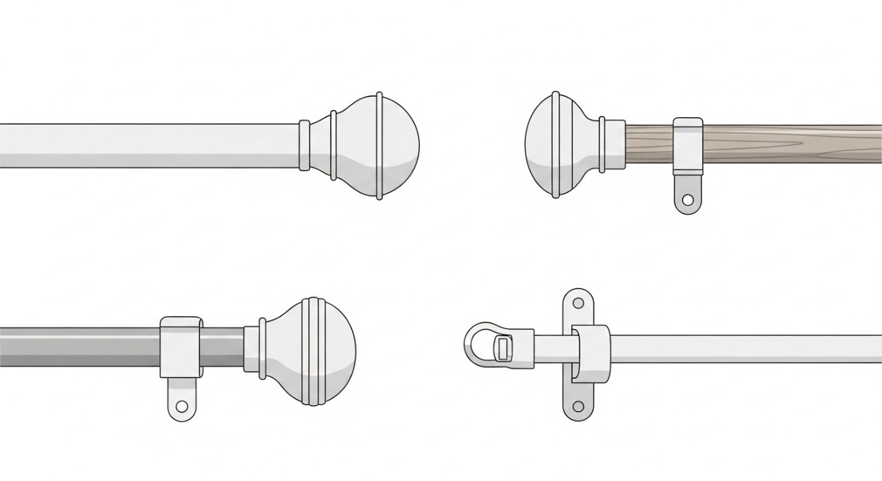 jenis batang langsir