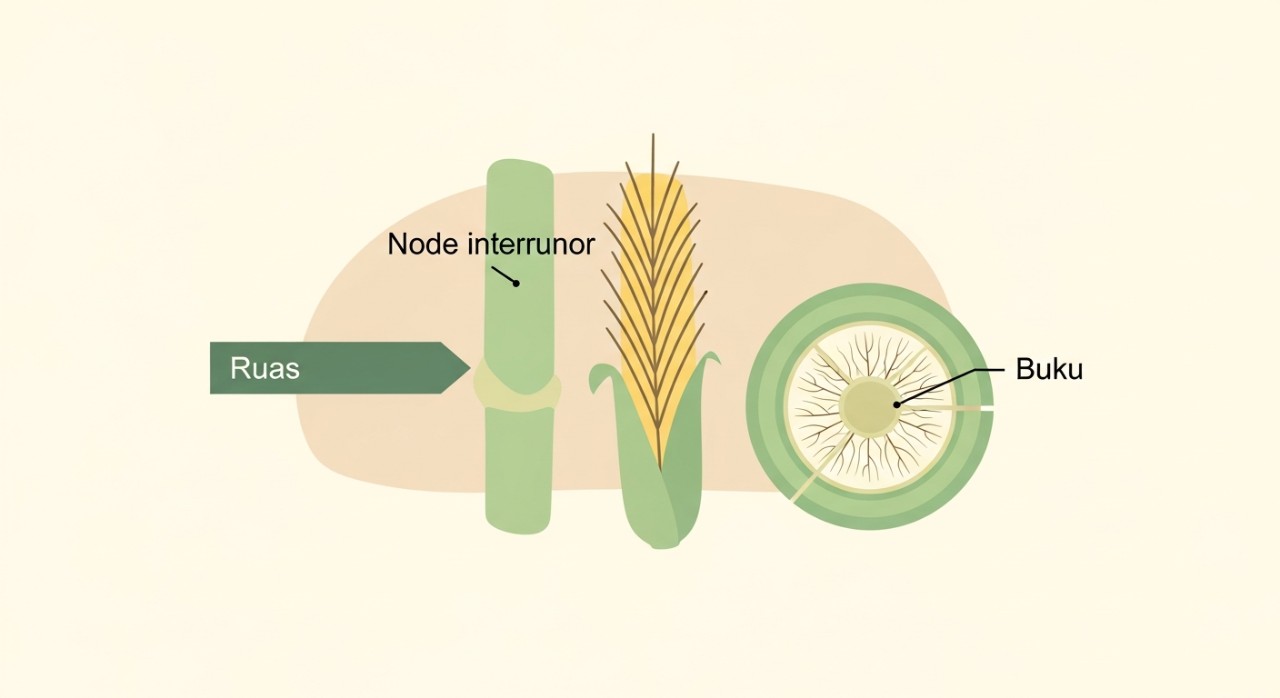 jenis batang pokok jagung