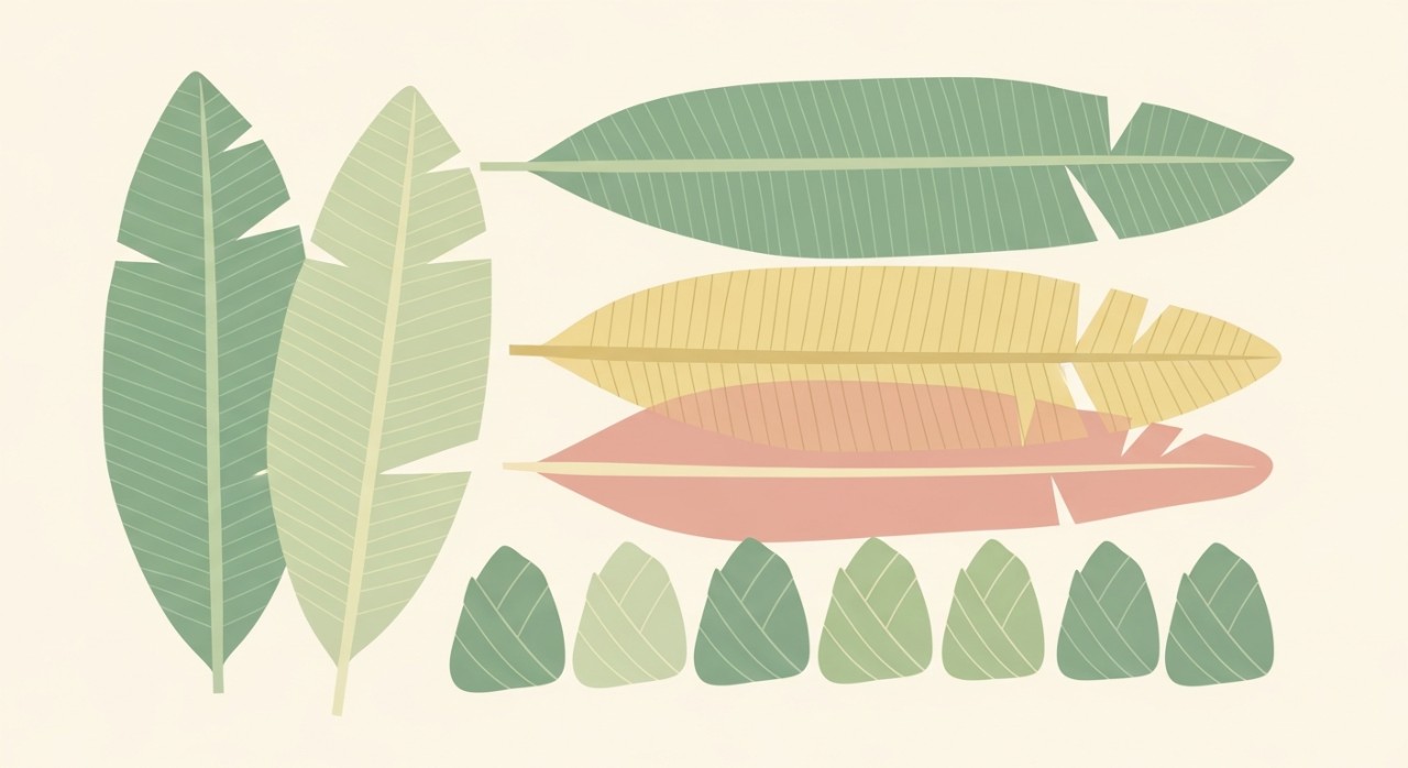 jenis daun pisang untuk membungkus makanan