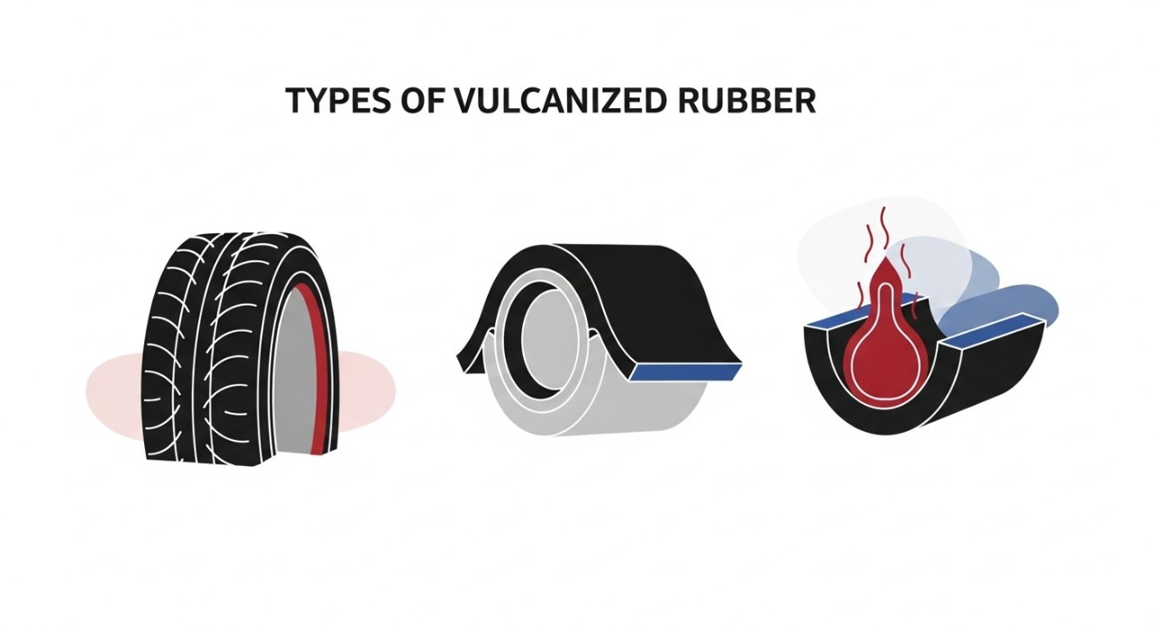 jenis getah tervulkan