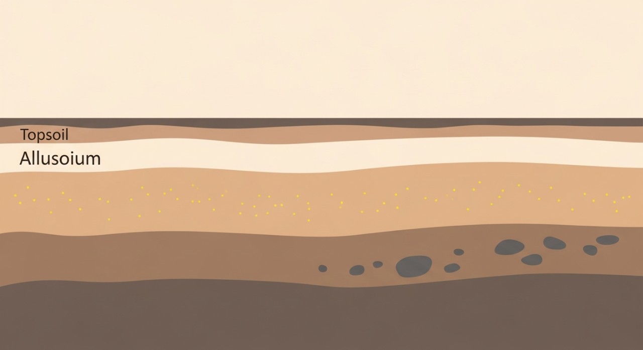 jenis tanah yang mengandungi emas